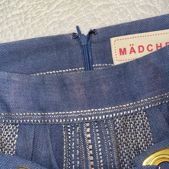Madchen embroidered denim skirt sold by anthropology - Picture 2 of 4
